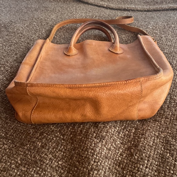 Vintage Madewell Distressed Leather Structured Tote - Picture 2 of 6